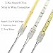 BE-TOOL 2-Pin 8mm COB Led Strip Light Connectors, Solderless Adapter Terminal Extension Connection for Low-Voltage LED Strips Lights 5V 12V 24V (Pack of 10)