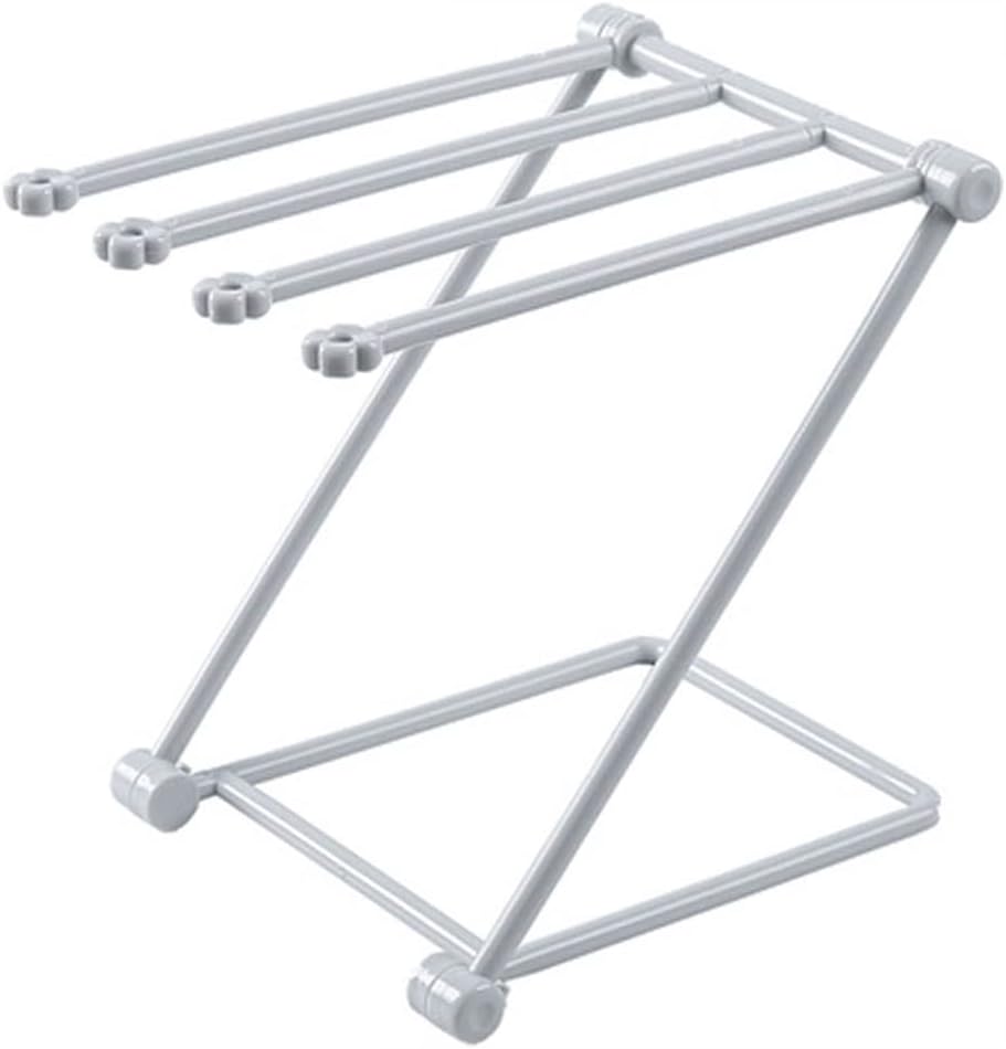 Kitchen Bathroom fold Storage Rack Cup Towel Holder Stand Toilet for Accessories Save Space