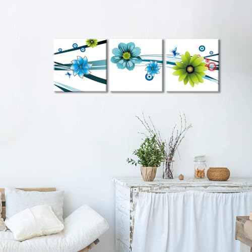 Affiche decoration murale et peinture sur toile moderne triptyque - 5