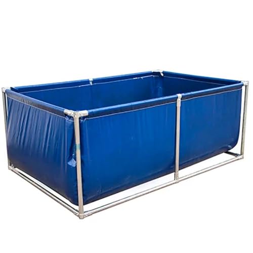 Gran piscina portátil plegable sobre el suelo, tanque de almacenamiento de agua versátil para natación, estanques de peces y riego de jardín, fácil instalación y diseño que ahorra espacio