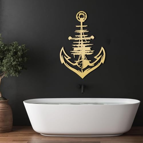 Ancre décorative en métal : la solution pour raviver un mur blanc vide