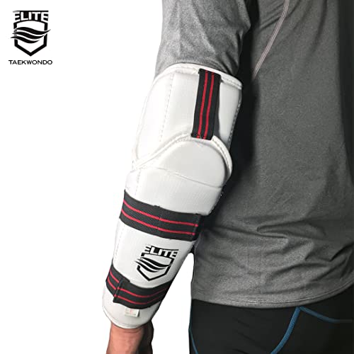 ELITE – Taekwondo Forearm & Elbow Guard for Kids & Adults (TKD Protector) (Medium) - Thumbnail 5