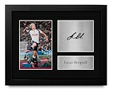 HWC Trading Lucas Bergvall Gifts Printed Signed Autograph Picture for Soccer Fans and Supporters - US Letter Framed (ID-007032)