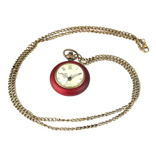 Image of Vintage Pocket Watches for Men with Chains, Analog Pocketwatch for Women Roman No. Gifts for Dad /Grandpa Gifts for Him for Birthday
