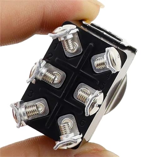 Mini interrupteur à bascule AC 250V 16A bipolaire pour circuits - 6