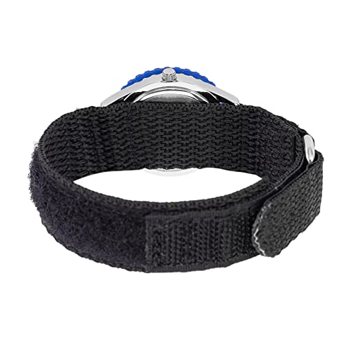 Disney Mickey Mouse Kids' Bezel Stainless Steel Time Teacher Analog Nylon Strap Watch2