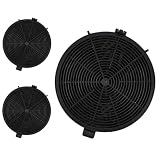 3 filtri ai carboni attivi KF573, 120 x 17 mm, compatibili con 7600/7601/7607
