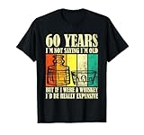 Retro Whiskey Bourbon 60 Birthday Men Women
