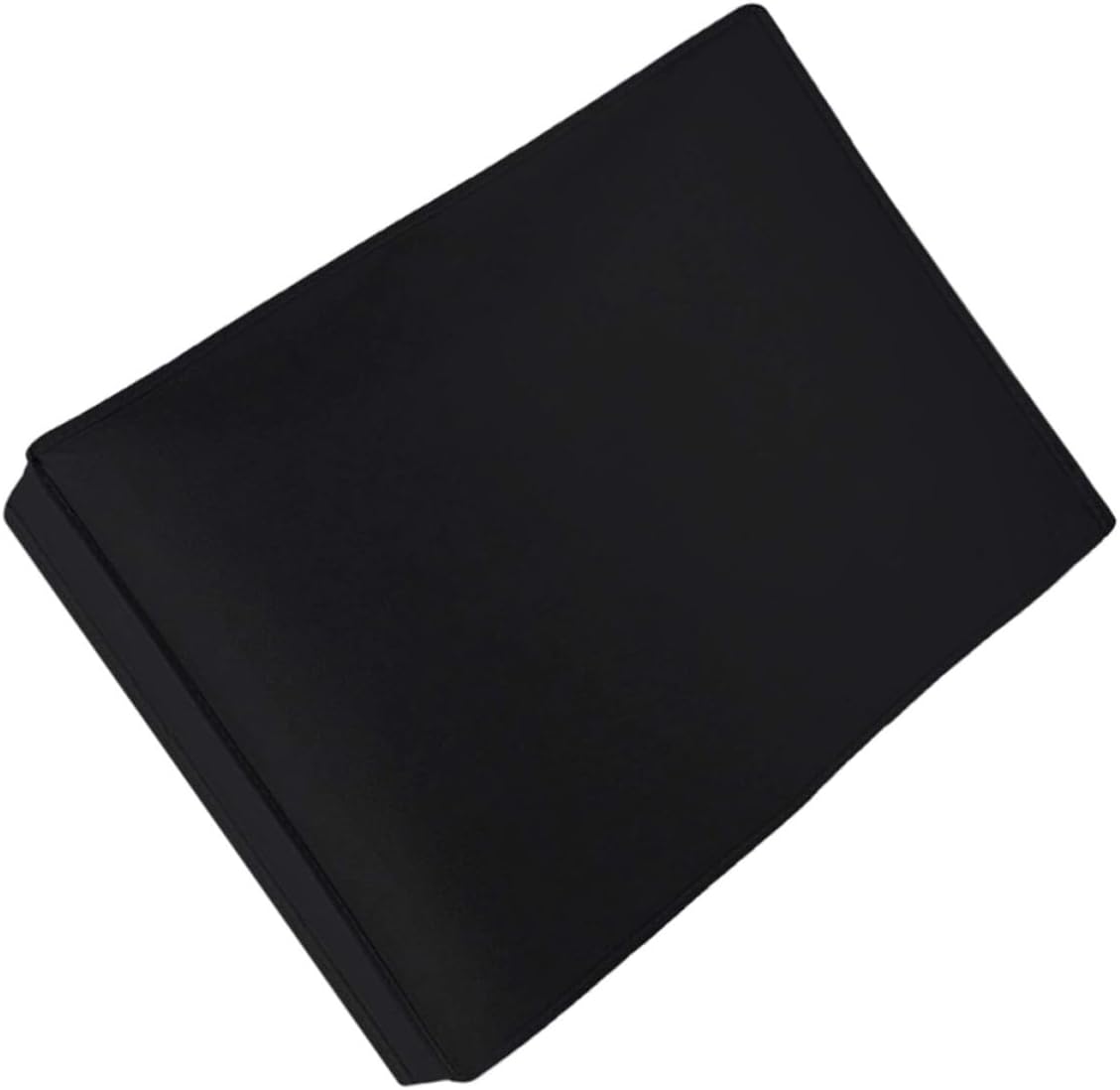 Portable Foldable Monitor Screen Protector Cover for Computer Desktop Monitors Made of Sturdy Black Oxford Cloth, Protective Sleeve for Home and Office Use