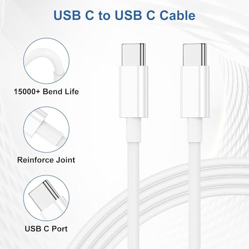 Samsung USB C Charger Plug and Cable 1M, Samsung Fast Charging USBC Plug with Type C Lead for Galaxy S26 S25 S24 S23 S22 S21 S20 A56 A55 A54 A53 A52S A16 A15 A14 A36 A35 A34 A33 A32 A26 A25 A70 A71 - Image 5