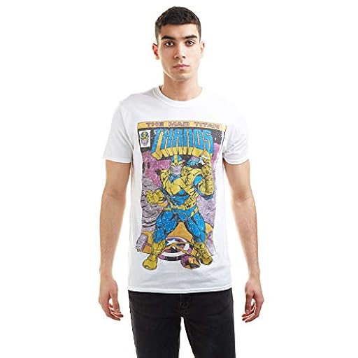 Marvel Thanos Snap Camiseta, Blanco, L para Hombre | Ya disponible en tu tienda friki favorita! En mundofriki.es!