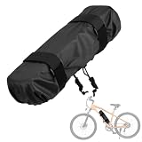 Easecos Ebike Battery Protective Cover Electric Bicycle Waterproof Battery Bag Anti Mud Dustproof Protection Sleeve Case with Drawstring and Fastening Strap, Ebike Accessories