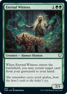 Magic: The Gathering - Eternal Witness - Theme Deck Exclusive - Commander Legends