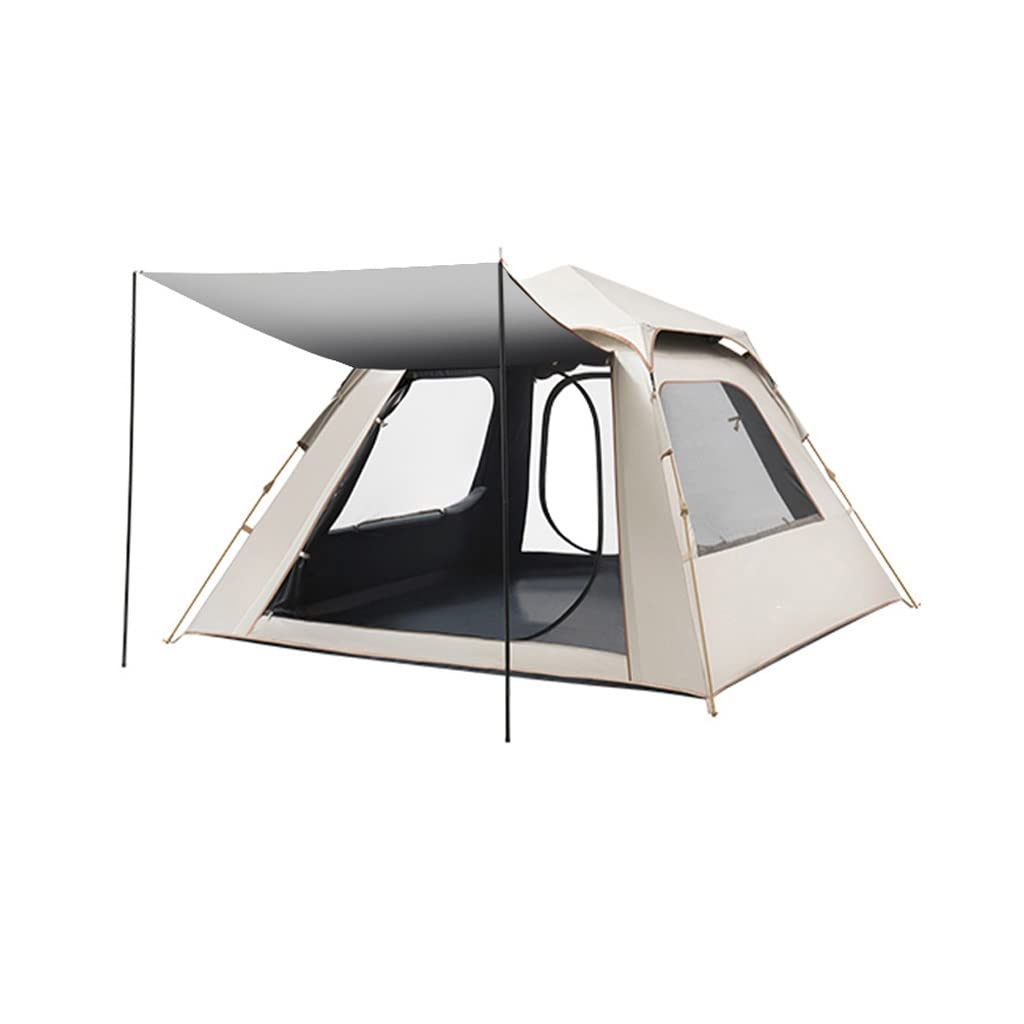 Tente extérieure automatique blanche RJJ pour camping et grand terrain