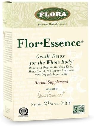 FloraHealth Flor-Essence Dry Herbal Tea, Organic, Gentle Cleanse, 2.2 oz.