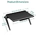 WALI TV Top Shelf 2 Pieces, 8 Inch Adjustable Monitor Top Shelf Screen Storage Computer Screen Shelves Top TV Shelves for Cable Box Media Box Router DVD, Black(TSP001-2B)
