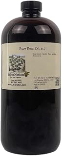 Rum Flavor - Caribbean Flavoring from Premium Rum Extractives for Baking and Cooking - Non-GMO - Gluten Free - Kosher - Vegan - 32 ounces
