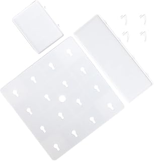 SOLUSTRE Double Layer Storage Rack Router Partition Wall Mount Bracket Perfboard Shelf Storage Rack Decorate No Punching Floating Wall Set top Box Wall-Mounted Nail Free Decorative Frame