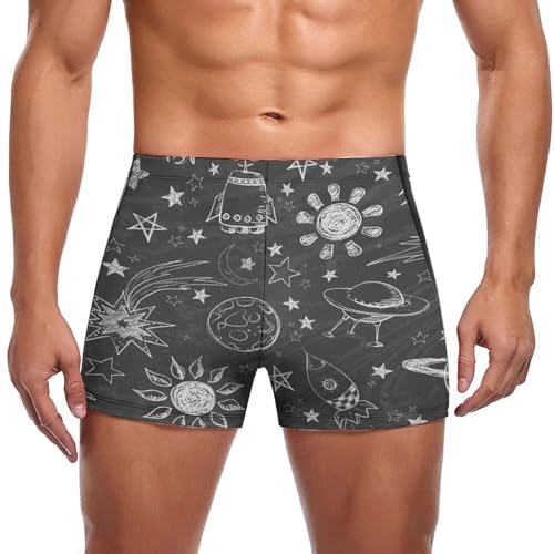 Maillot de bain slip homme galaxie pour la natation et le bronzage à la plage