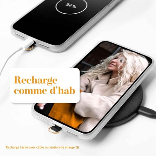 Lanière de Cou Rapide Amovible avec Pad pour Étuis iPhone XS Max Multicouleur