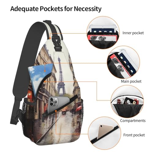 Bolso cruzado para hombre tipo morral impermeable miniatura 4