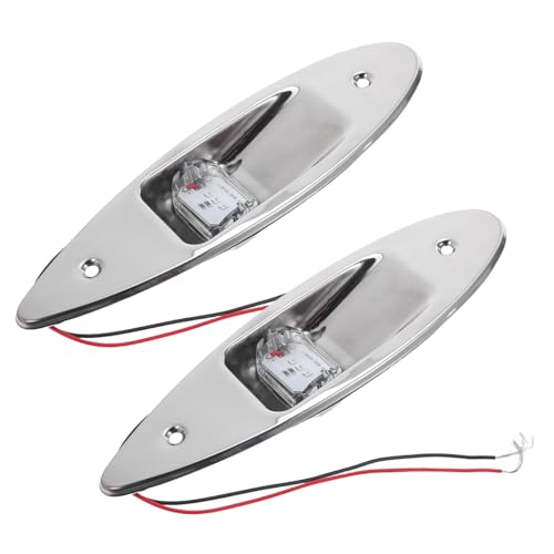 Feux de navigation LED acier inoxydable encastrés pour la finition de votre yacht