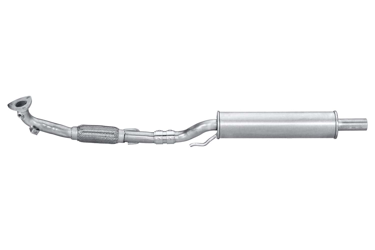 HELLA 8LB 366 022-721 Vorschalldämpfer - Easy2Fit® Kit - vorne - zweiteilig - Set mit Anbauteilen