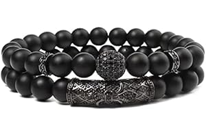 Charaka Bracelets: Obsidian Protection Beads for Good Luck and Happiness