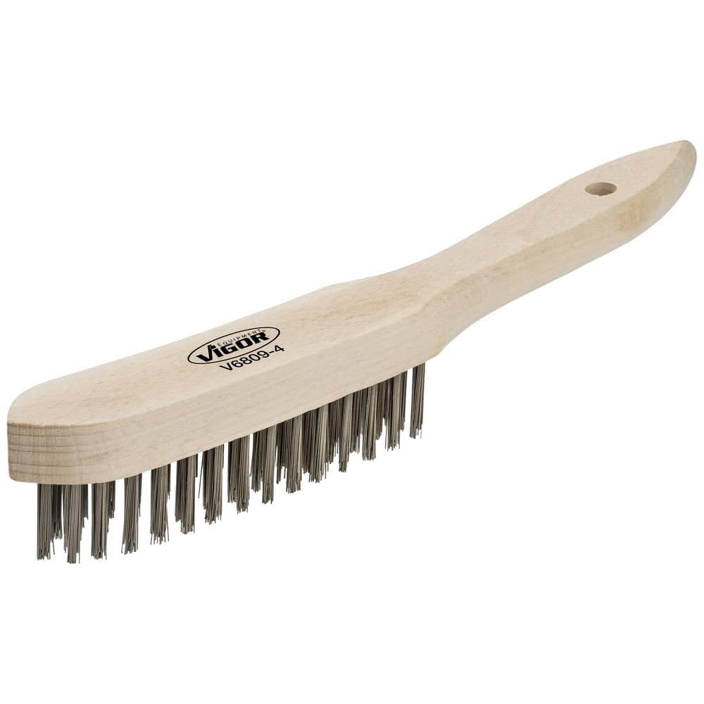 Vigor V6809-4 Steel Wire Brush Wood Colour-image-6