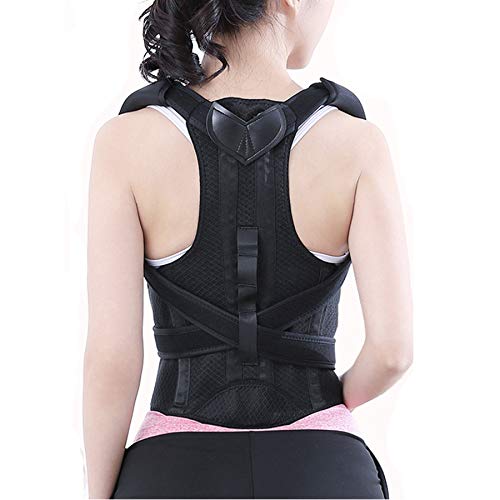 Tcare Posture Corrector for Men and Women, Spine and Back Support, Providing Pain Relief for Neck, Back, Shoulders, Adjustable and Breathable Back Brace Improves Posture and Provides Back Support (L)
