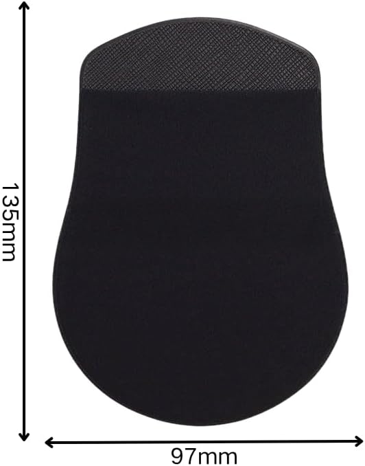 Adhesive Mouse Storage Pouch for Laptop – Stick-On Organizer Pocket for Notebook Accessories – Self-Adhesive Storage Bag for Mouse, Cables, Earbuds – Grey, Black, Pink (Black, Mouse Shaped) Black Mouse Shaped image 2 of 5 B0F6CSWG6Y