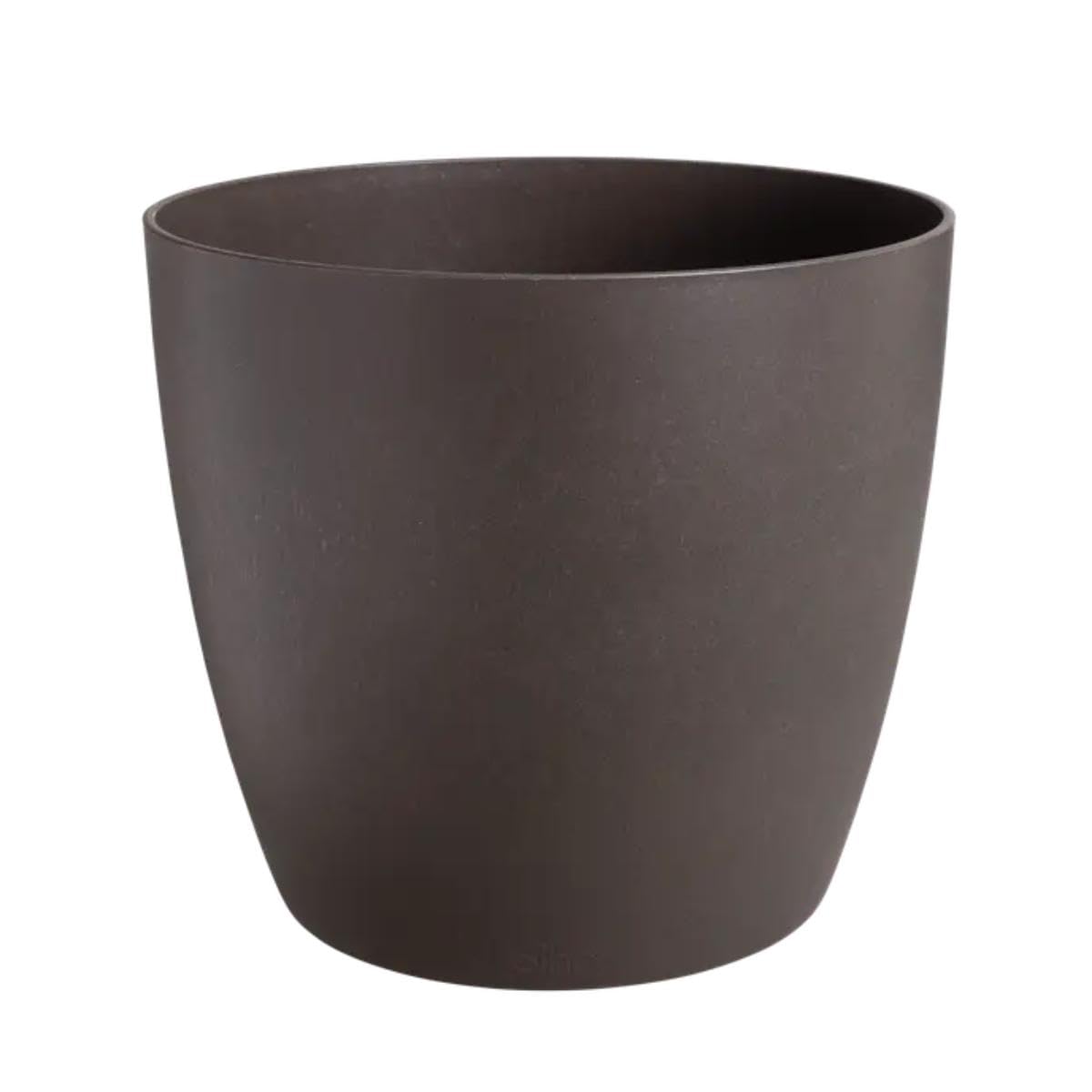 elho The Coffee Collection Round 16cm - Indoor Plant Pot - Made with Recycled Coffee Grounds - Ø 15.9 x H 14.6 cm - Brown/Espresso Brown