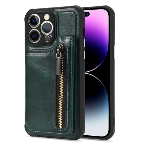 Housse cuir iPhone 14 Plus antichoc pour protéger votre écran et ranger vos cartes de crédit