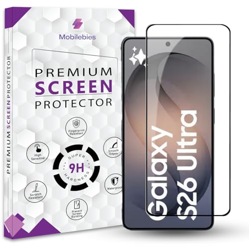Image of Premium Tempered Glass Screen Protector Guard For Samsung Galaxy S26 Ultra (6.9 Inch, Pack of 1) | Edge to Edge Coverage With Easy to installation kit
