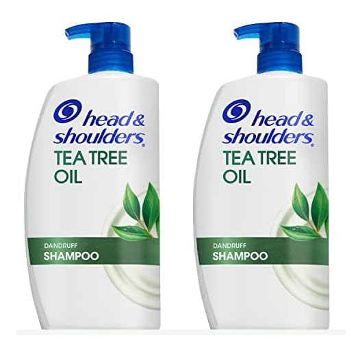 Head & Shoulders Tea Tree Anti-Dandruff Shampoo, 32.1 Fl Oz Each, Twin Pack