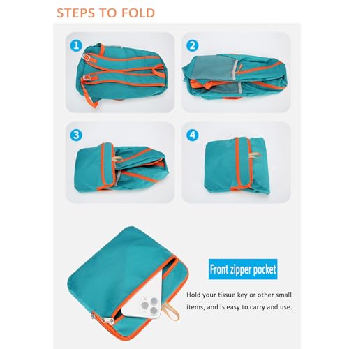 Mochila ligera plegable EKsma para senderismo unisex miniatura 4