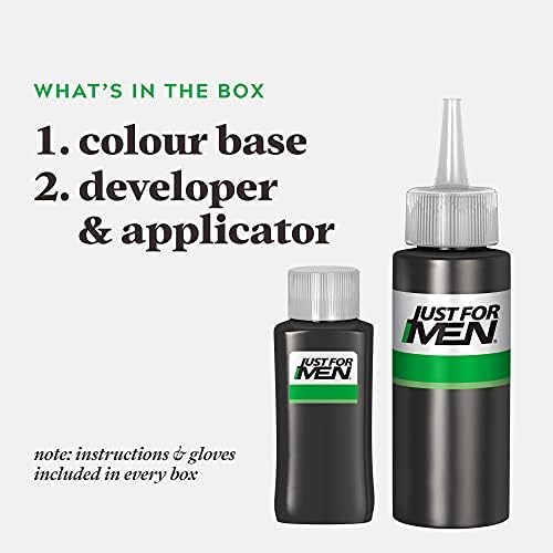 Just for men Original Formula Real Black Hair Dye, Restores Original Colour for a Natural Look  H55