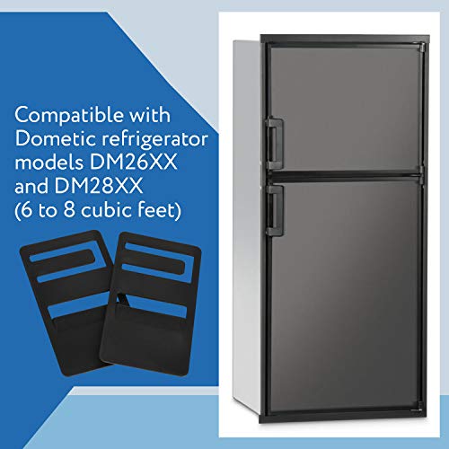 Mission Automotive [2 Pack] Refrigerator Airing Device Compatible With Dometic Models Dm26Xx, Dm28Xx - Rv Refrigerator Door Prop Clips To Prevent Build Up And Odor - Rv Refrigerator Door Stay Open #TOP2