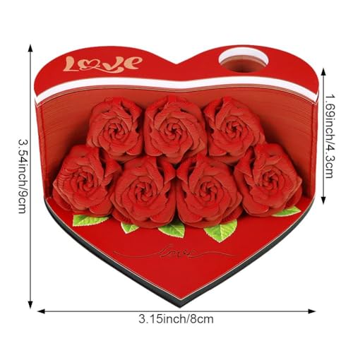Assortiment de notes détachables roses 3D pour ne plus jamais oublier vos tâches - 8