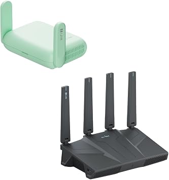 GL.iNet GL-MT3600BE Beryl 7 Portable Travel Router & GL.iNet GL-BE6500 Flint 3e WiFi 7 Router