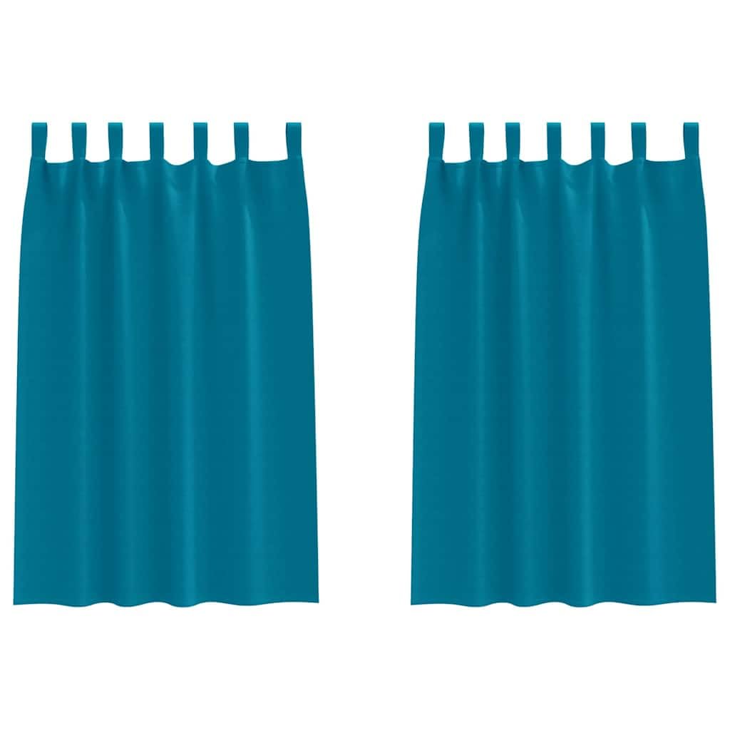 Rideaux occultants contre la lumière extérieure lot de 2 pièces turquoise