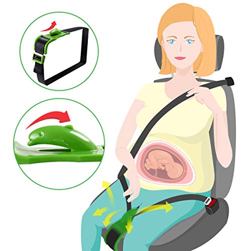 Baby Bump Belt Maternity Car Seat Belt Adjuster Dolphin Hook Comfort Safety