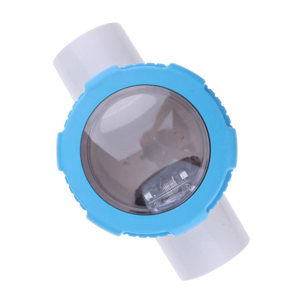 Clapet anti-retour piscine transparent 63 mm évite reflux eau
