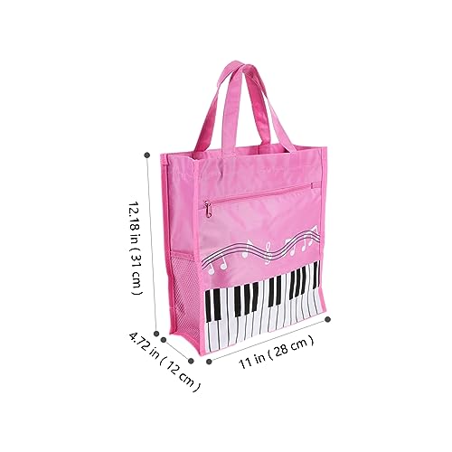 OFFSCH Sacola De Notas Musicais Sacolas Bolsas A Sacola De Armazenamento Com Alça Bolsa De Armazenam