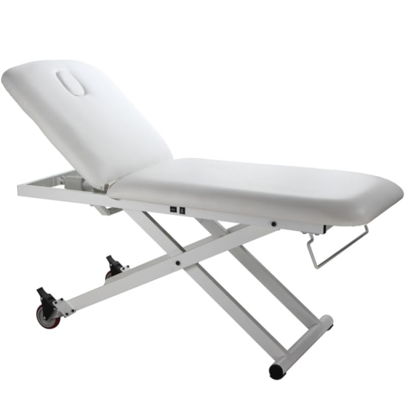 PLUS SANTE - Easy Table d'Examen Électrique – Stable, Fonctionnelle et Élégante, Largeur 68 cm, Blanc