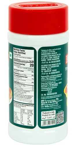 Everest Pav Bhaji Masala (100g Jar) | Mumbai Street Food Spice Blend | Vegetable Masala | No Preservatives