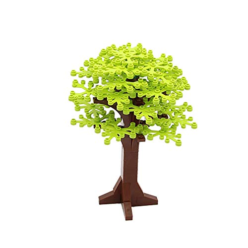 Feleph Mehrfarbig Baum Grün Pflanzen Klassisch Spielzeug Bausteine Höhe Bäume, DIY City Garten Park Wald Bäume… – Bild 7