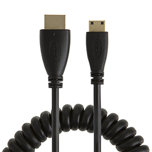 Limited Stock Mini HDMI to HDMI, CableCreation 5 Feet Coiled Mini-HDMI Male to HDMI Male Converter Cable, Support 1080P Full HD, 3D, 1.6M, Black Black Friday Sale 2022 Mini HDMI to HDMI, CableCreation 5 Feet Coiled Mini-HDMI Male to HDMI Male Converter Cable, Support 1080P Full HD, 3D, 1.6M, Black