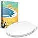 Küstenlinie® / Toilettendeckel mit Absenkautomatik umschließend | Komplettset | optimale Montage | WC Sitz antibakteriell | Das Original mit Schablone | WC Deckel weiß oval | Klodeckel universal Gin mit günstig Kaufen-Küstenlinie® / Toilettendeckel mit Absenkautomatik umschließend | Komplettset | optimale Montage | WC Sitz antibakteriell | Das Original mit Schablone | WC Deckel weiß oval | Klodeckel universal