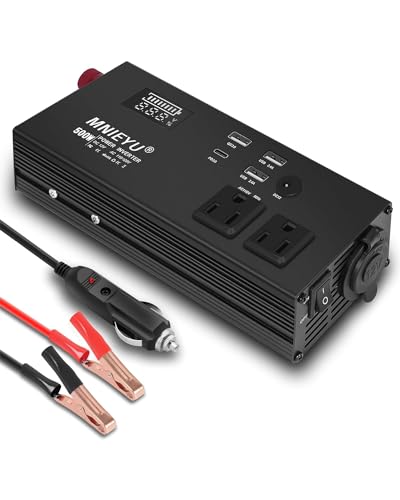 Image of 500W Power Inverter- Inverter 12v to 110v Power Inverter for Vehicles and car